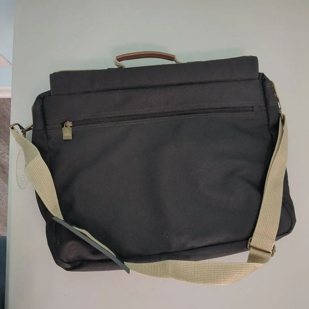 North West Canvas Laptop Messenger Bag Microsoft logo